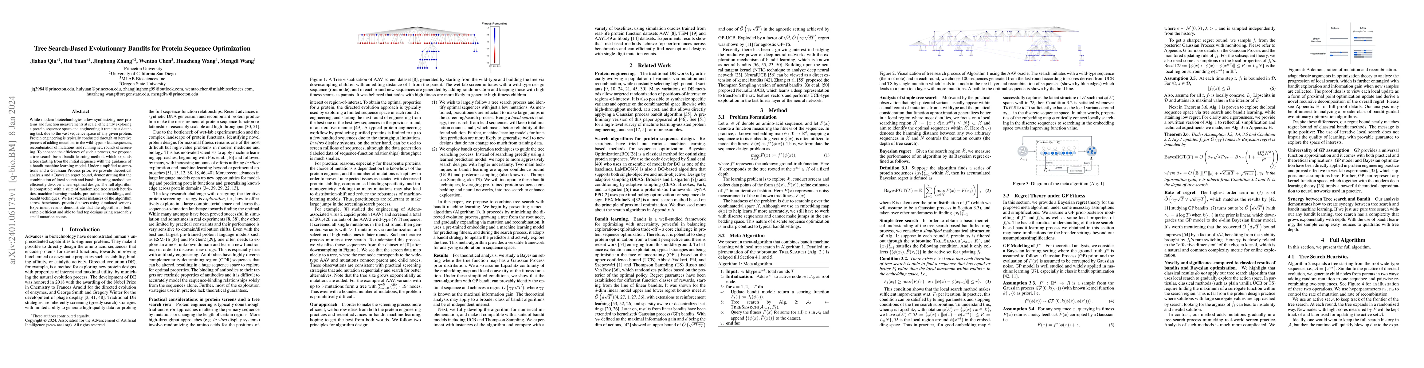 Thumbnail for Tree Search-Based Evolutionary Bandits for Protein Sequence Optimization