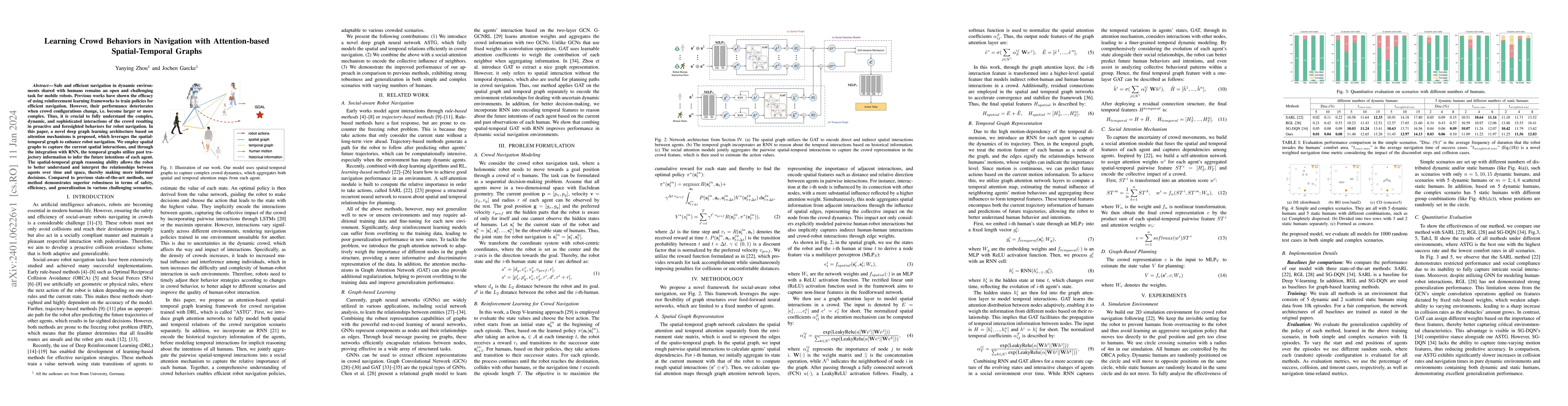 Thumbnail for Learning Crowd Behaviors in Navigation with Attention-based
  Spatial-Temporal Graphs