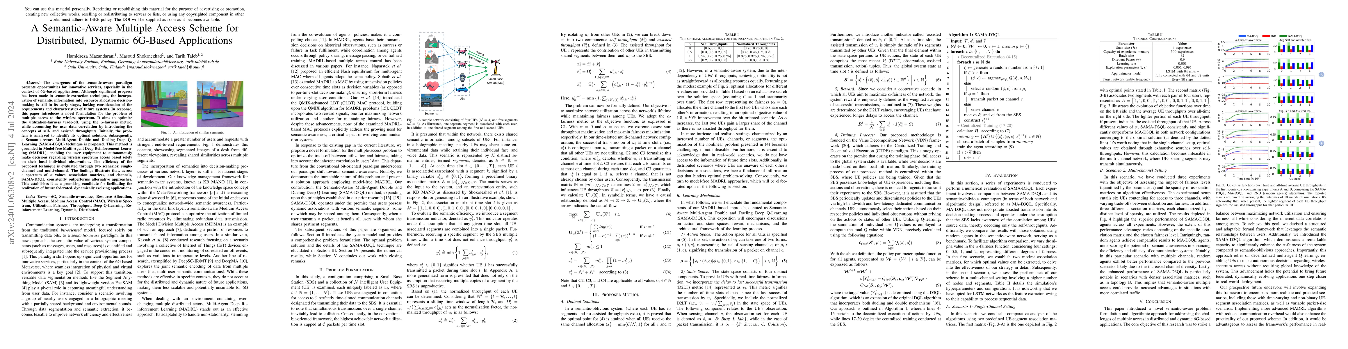 Thumbnail for A Semantic-Aware Multiple Access Scheme for Distributed, Dynamic
  6G-Based Applications
