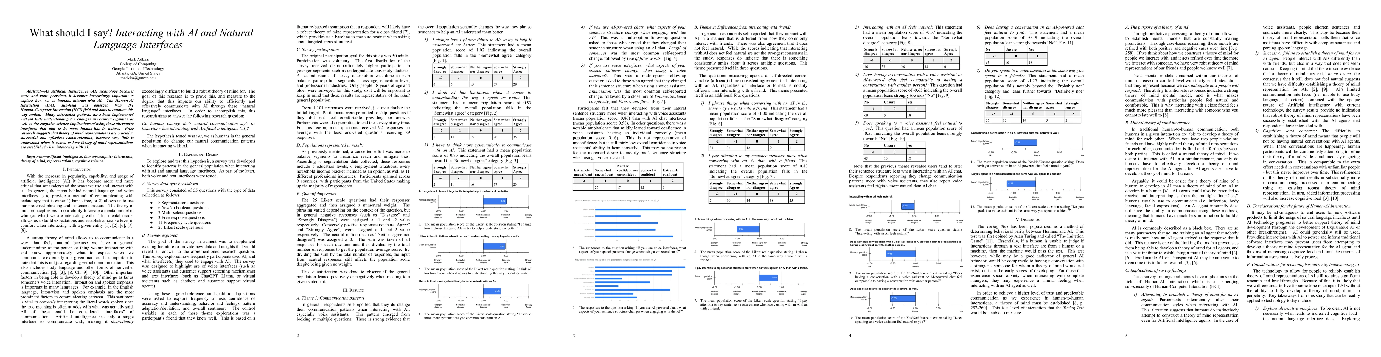 Thumbnail for What should I say? -- Interacting with AI and Natural Language
  Interfaces