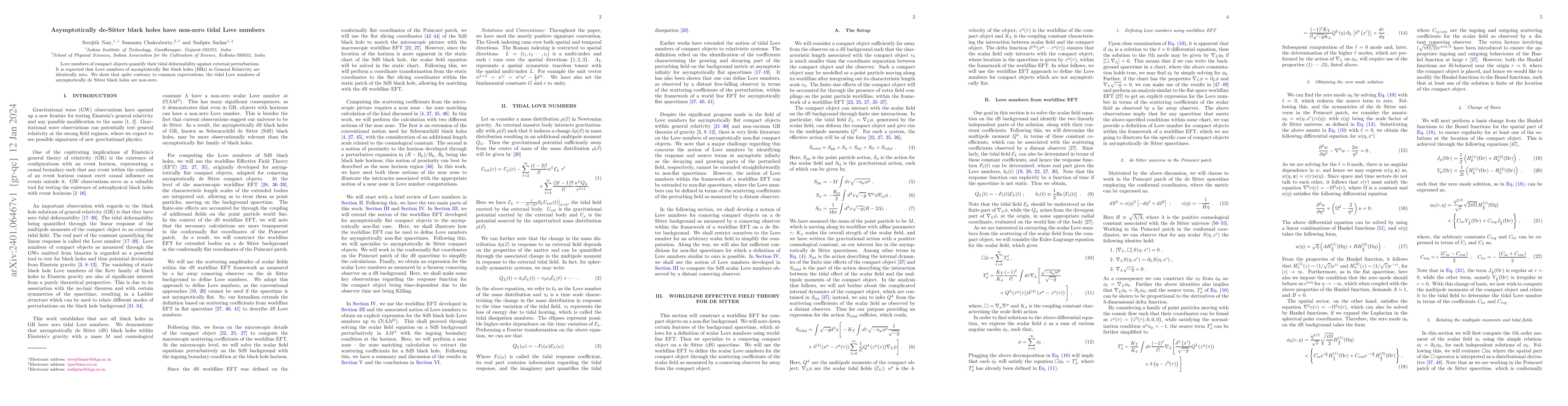 Thumbnail for Asymptotically de-Sitter black holes have non-zero tidal Love numbers