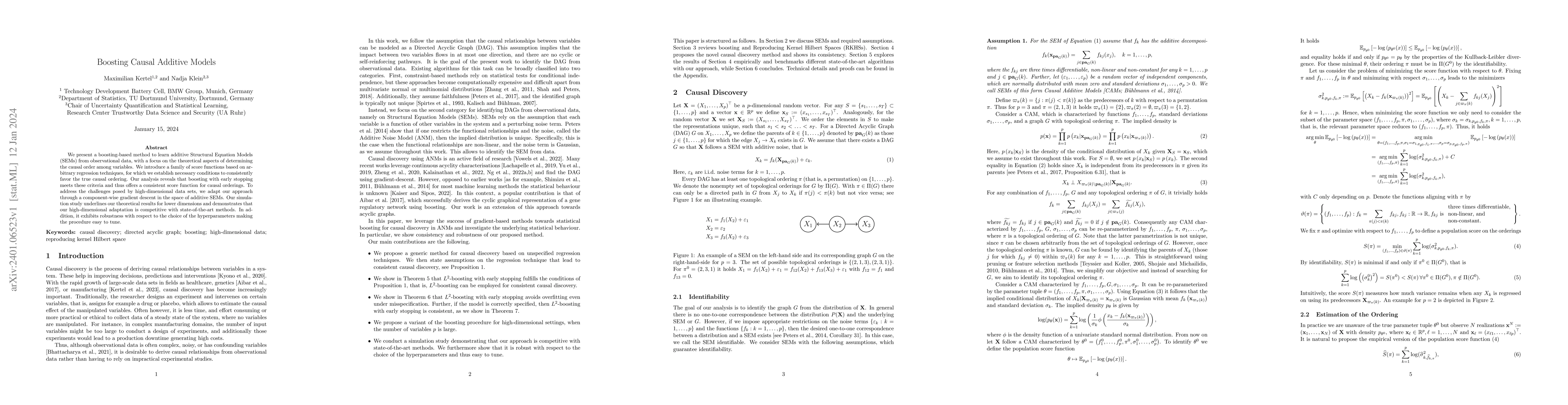 Thumbnail for Boosting Causal Additive Models