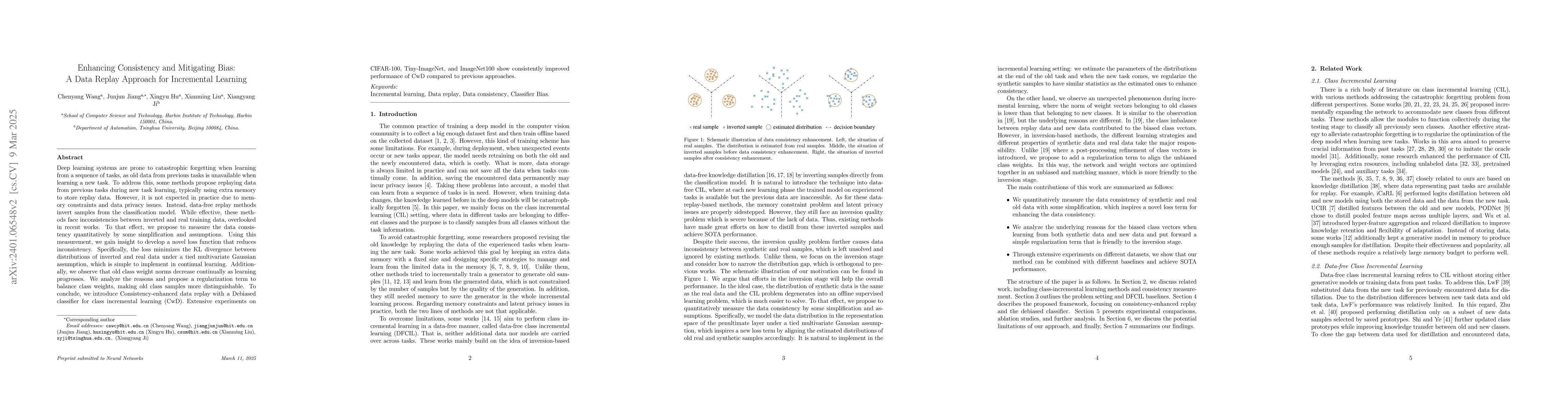 Thumbnail for Enhancing Consistency and Mitigating Bias: A Data Replay Approach for
  Incremental Learning