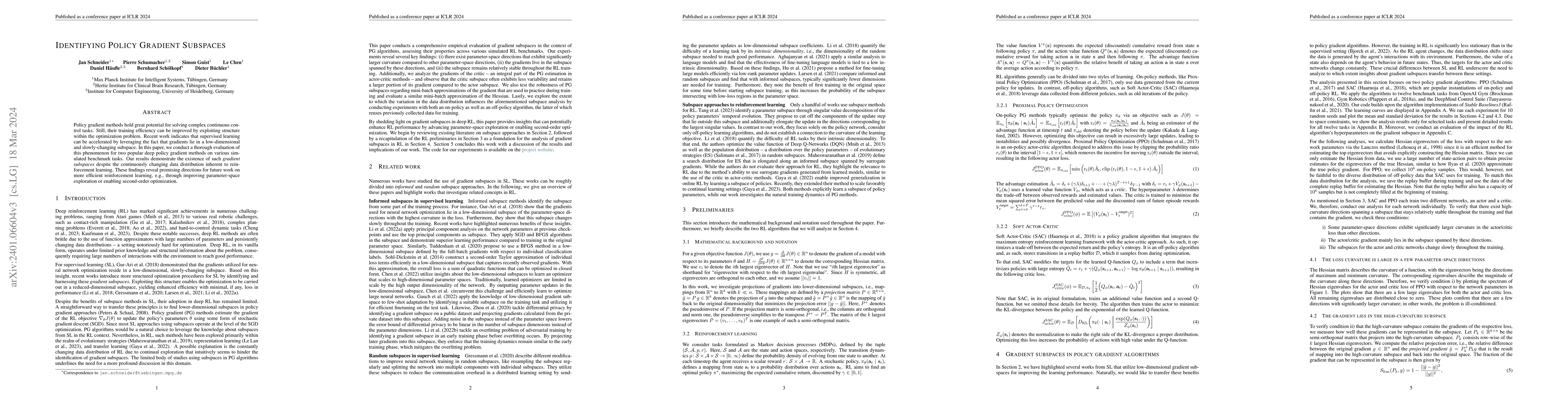 Thumbnail for Identifying Policy Gradient Subspaces