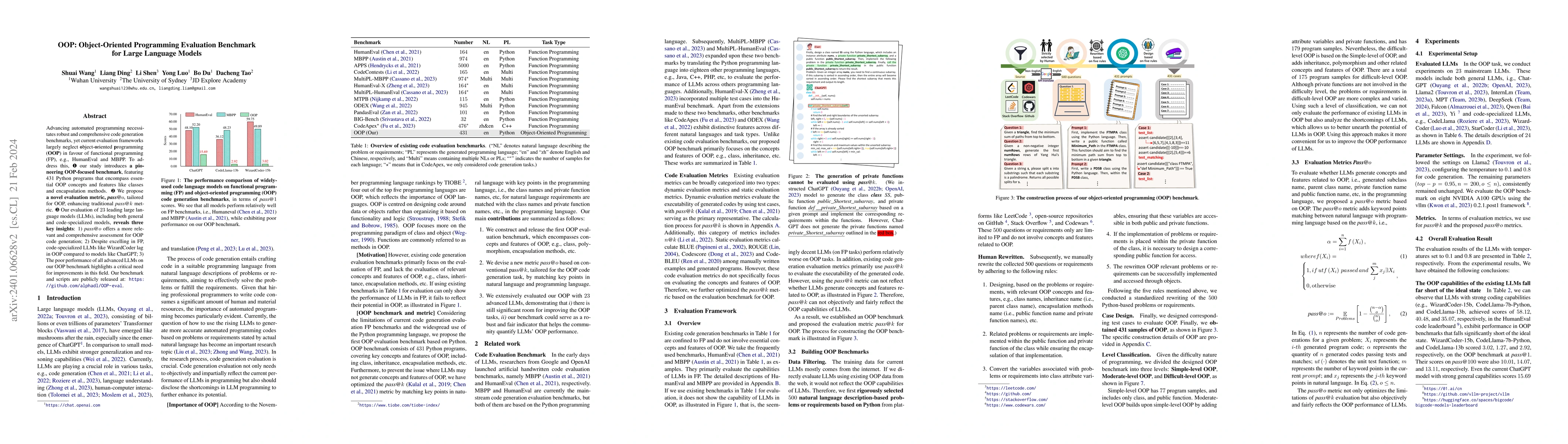 Thumbnail for OOP: Object-Oriented Programming Evaluation Benchmark for Large Language
  Models