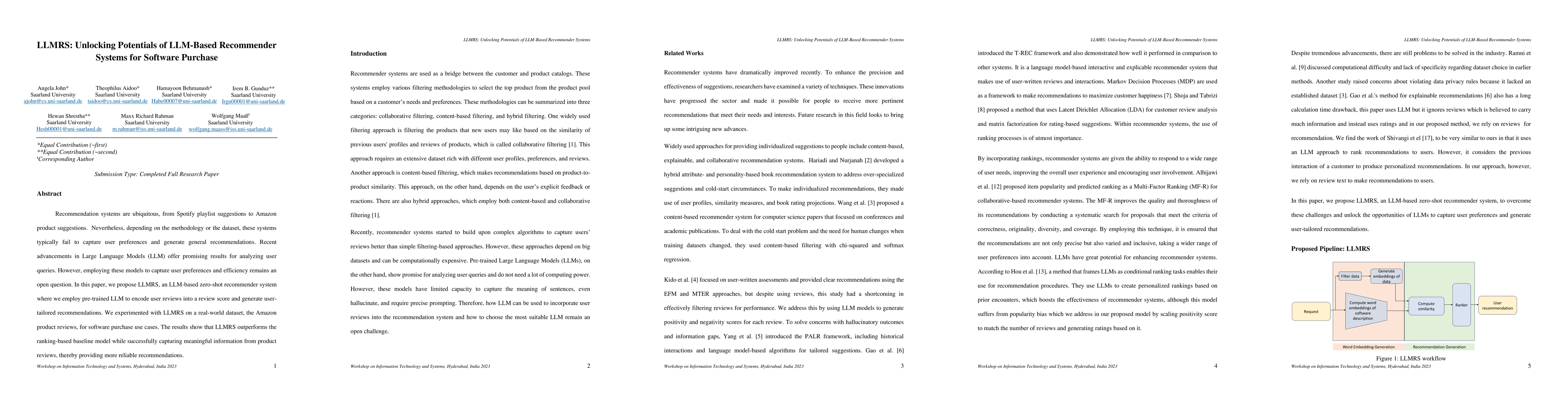 Thumbnail for LLMRS: Unlocking Potentials of LLM-Based Recommender Systems for
  Software Purchase