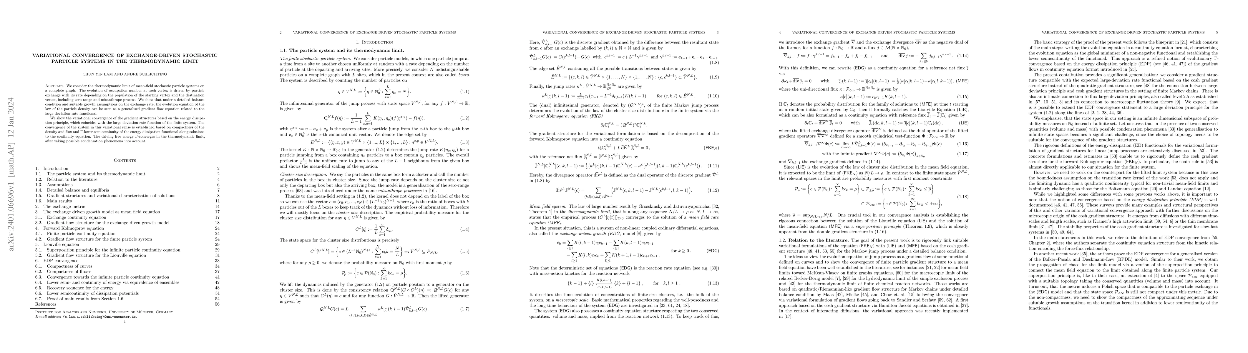 Thumbnail for Variational convergence of exchange-driven stochastic particle systems
  in the thermodynamic limit