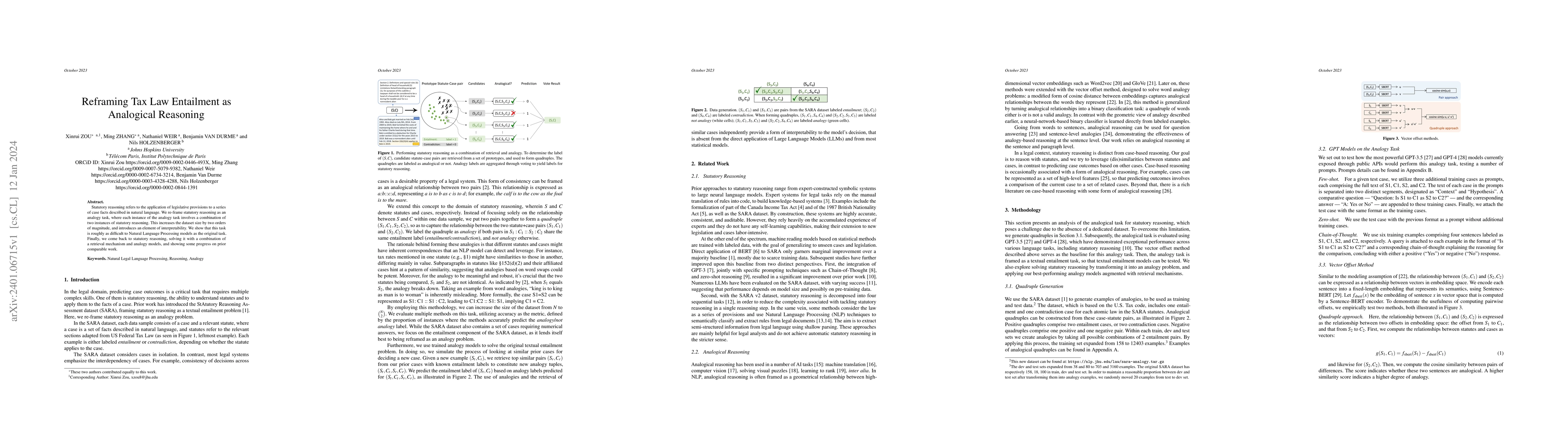 Thumbnail for Reframing Tax Law Entailment as Analogical Reasoning