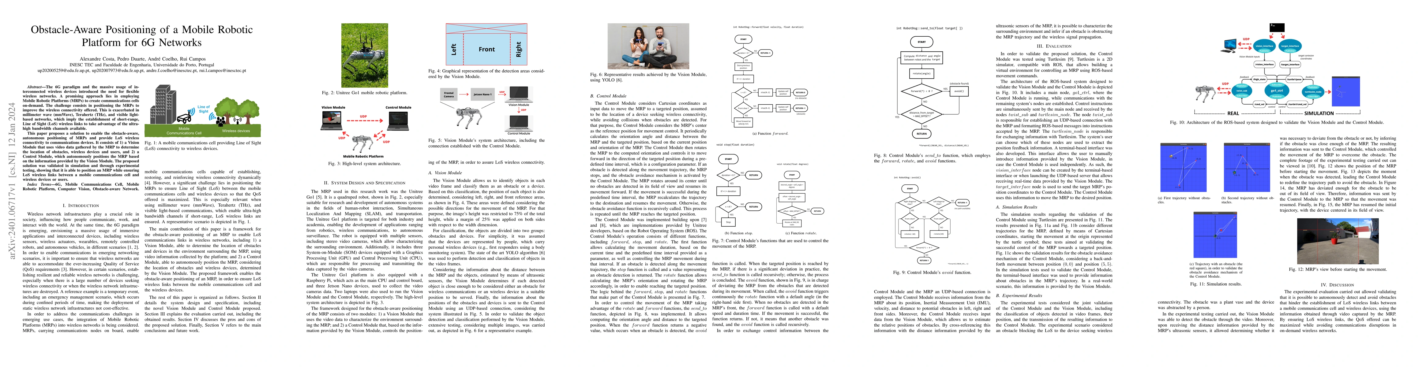 Thumbnail for Obstacle-Aware Positioning of a Mobile Robotic Platform for 6G Networks