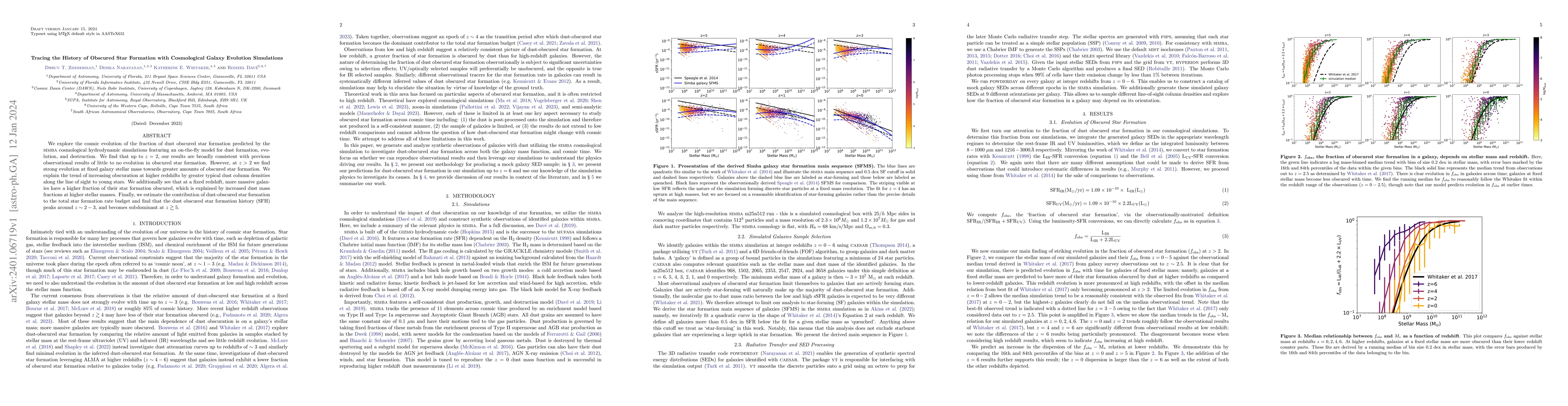 Thumbnail for Tracing the History of Obscured Star Formation with Cosmological Galaxy
  Evolution Simulations