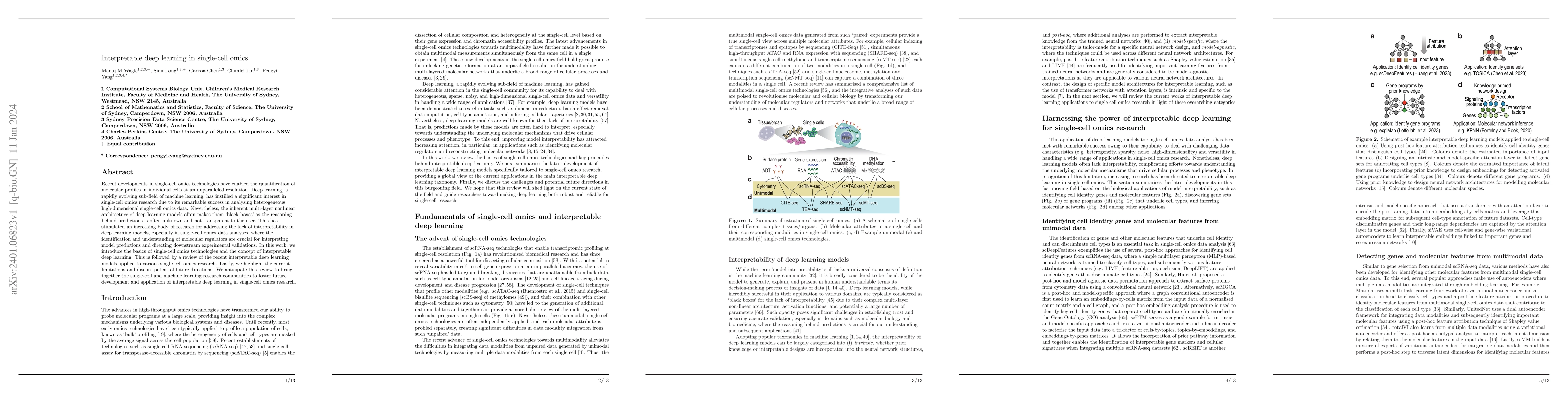 Thumbnail for Interpretable deep learning in single-cell omics