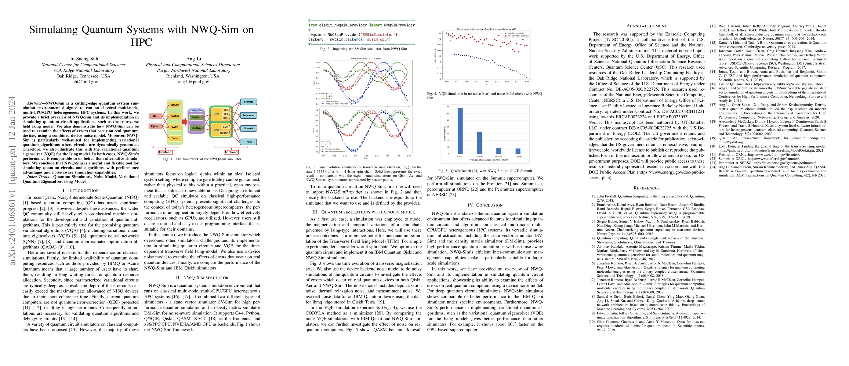 Thumbnail for Simulating Quantum Systems with NWQ-Sim on HPC