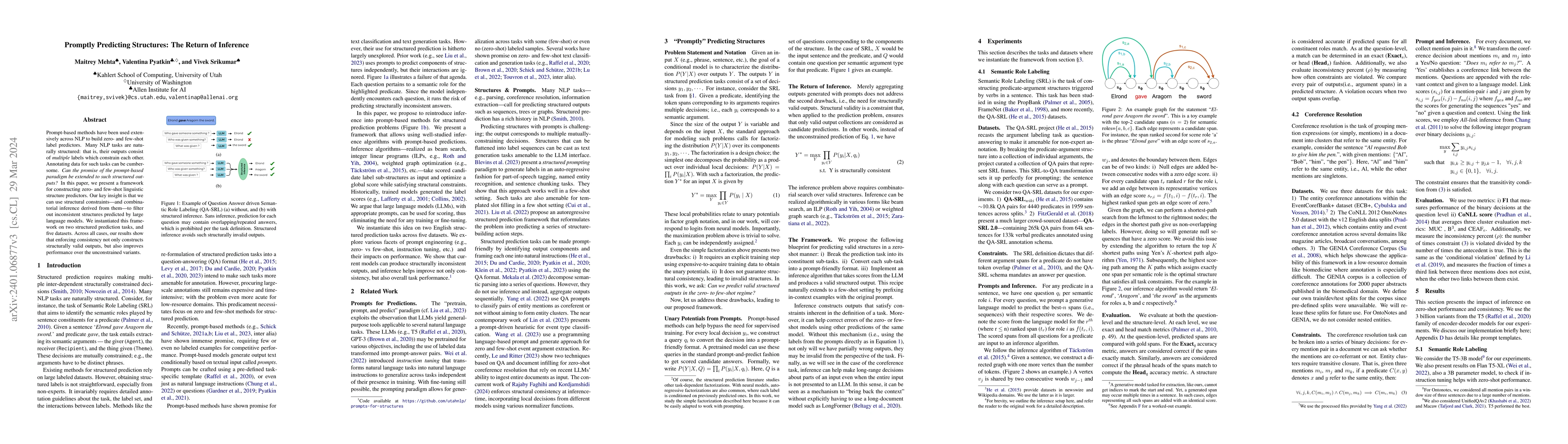 Thumbnail for Promptly Predicting Structures: The Return of Inference