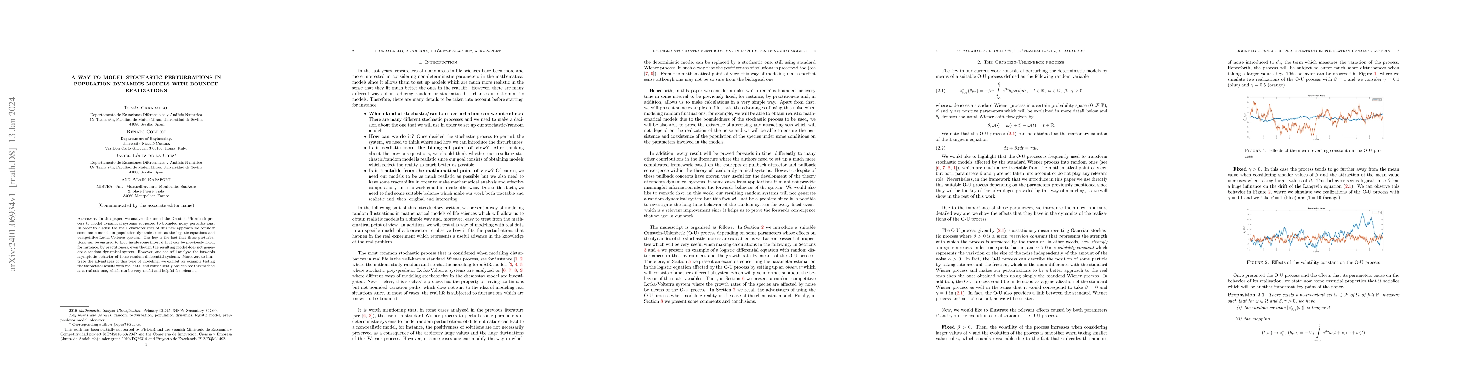 Thumbnail for A way to model stochastic perturbations in population dynamics models
  with bounded realizations