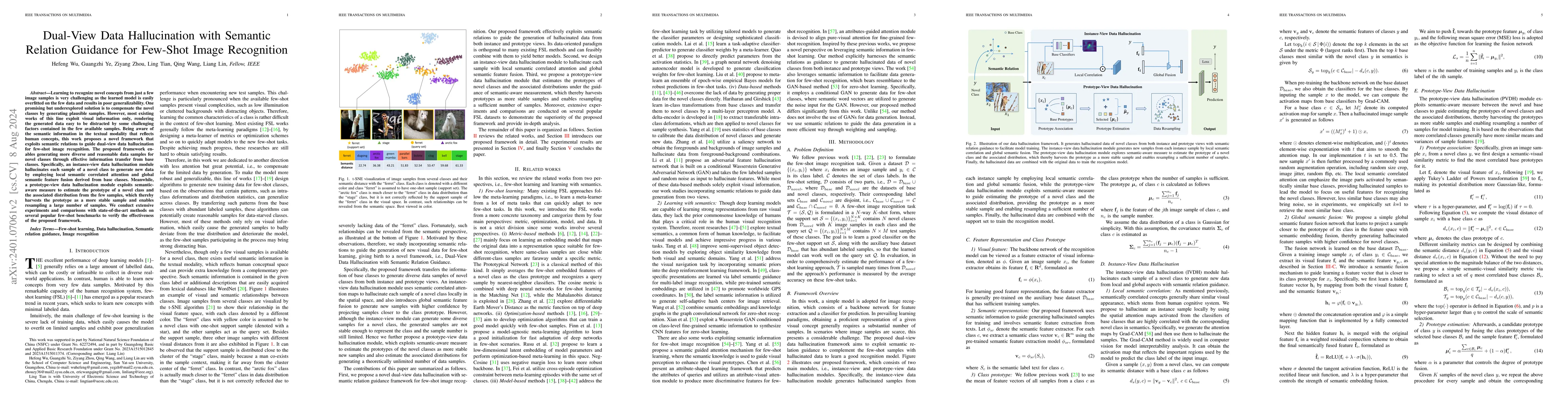 Thumbnail for Dual-View Data Hallucination with Semantic Relation Guidance for
  Few-Shot Image Recognition