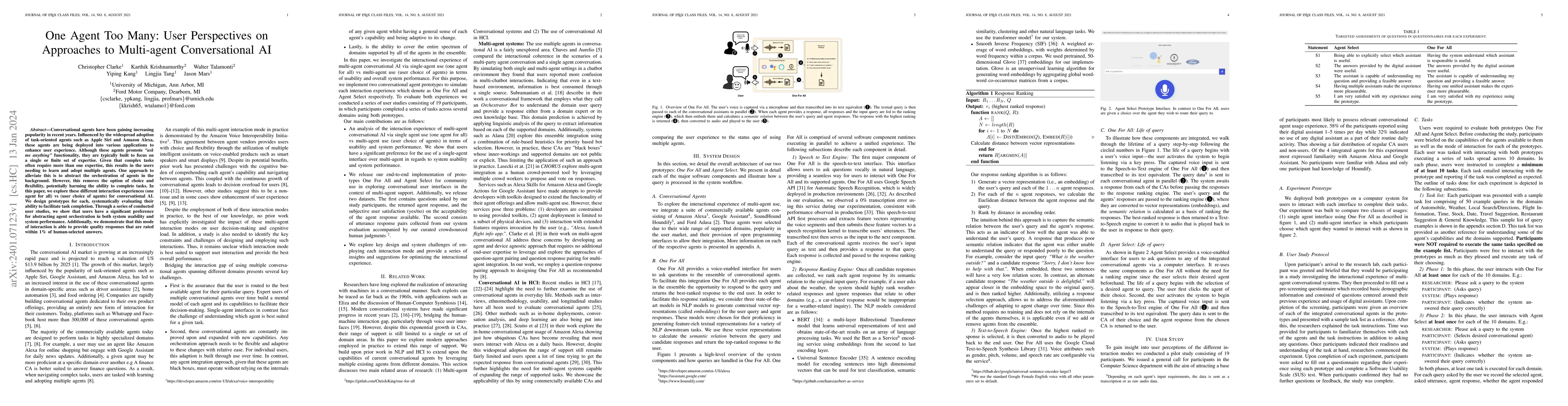 Thumbnail for One Agent Too Many: User Perspectives on Approaches to Multi-agent
  Conversational AI