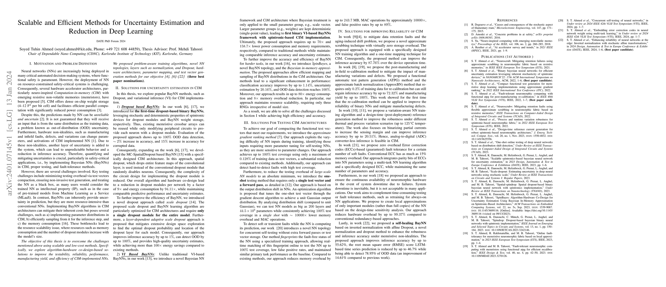 Thumbnail for Scalable and Efficient Methods for Uncertainty Estimation and Reduction
  in Deep Learning