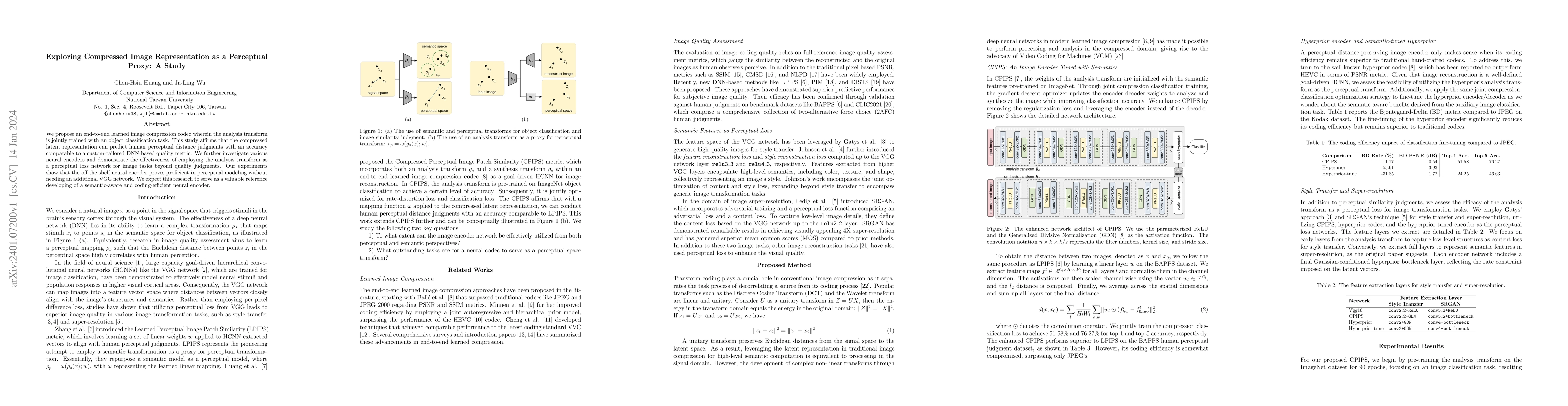 Thumbnail for Exploring Compressed Image Representation as a Perceptual Proxy: A Study