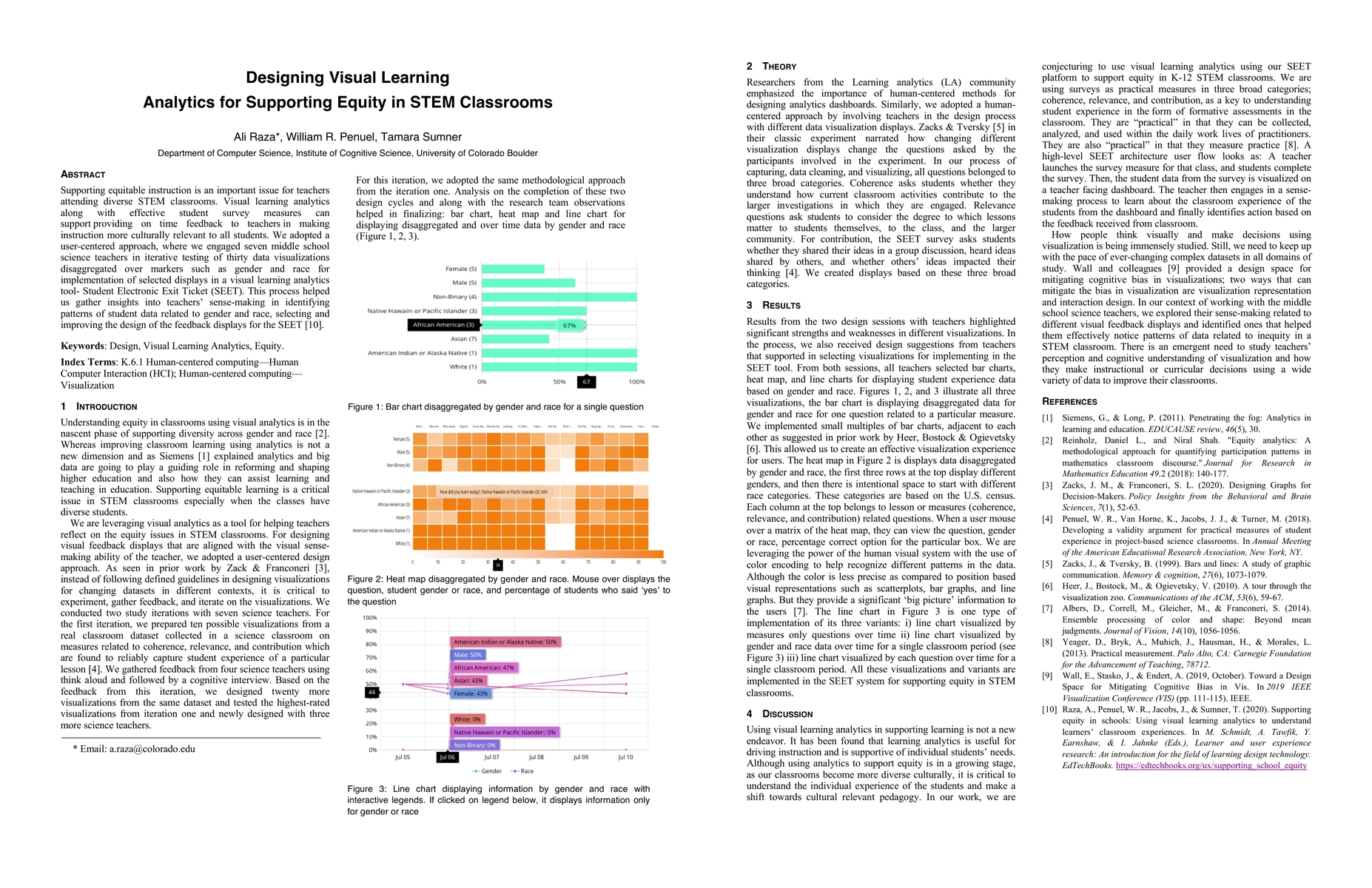 Thumbnail for Designing Visual Learning Analytics for Supporting Equity in STEM
  Classrooms