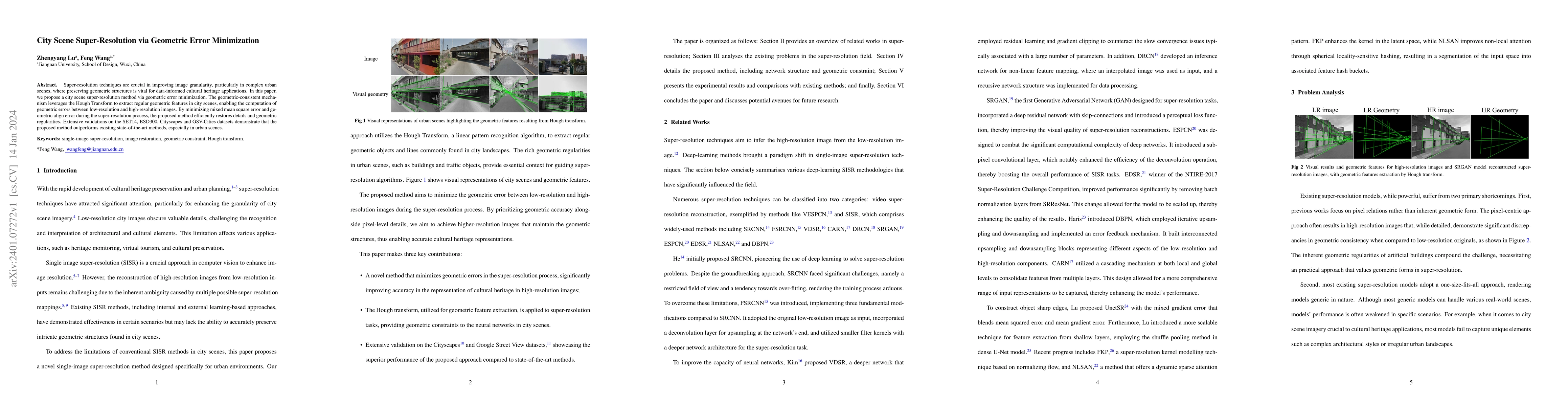 Thumbnail for City Scene Super-Resolution via Geometric Error Minimization