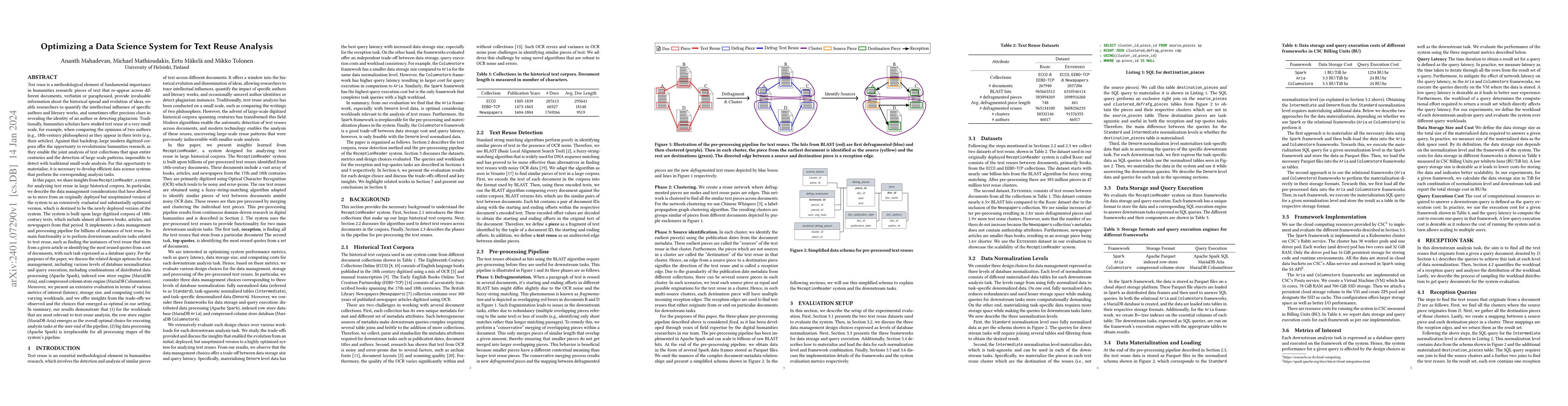 Thumbnail for Optimizing a Data Science System for Text Reuse Analysis