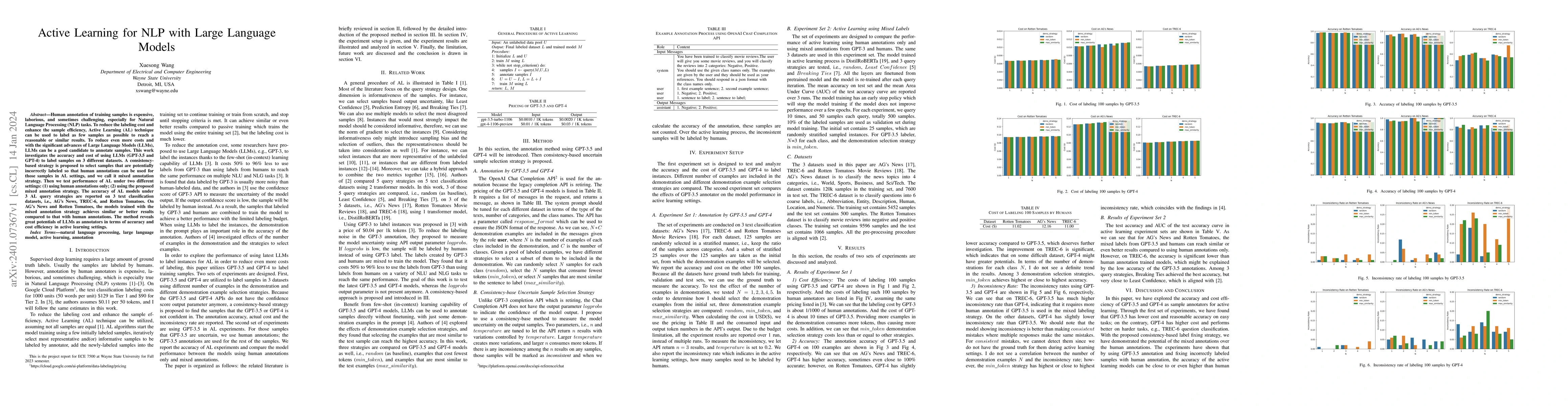 Thumbnail for Active Learning for NLP with Large Language Models