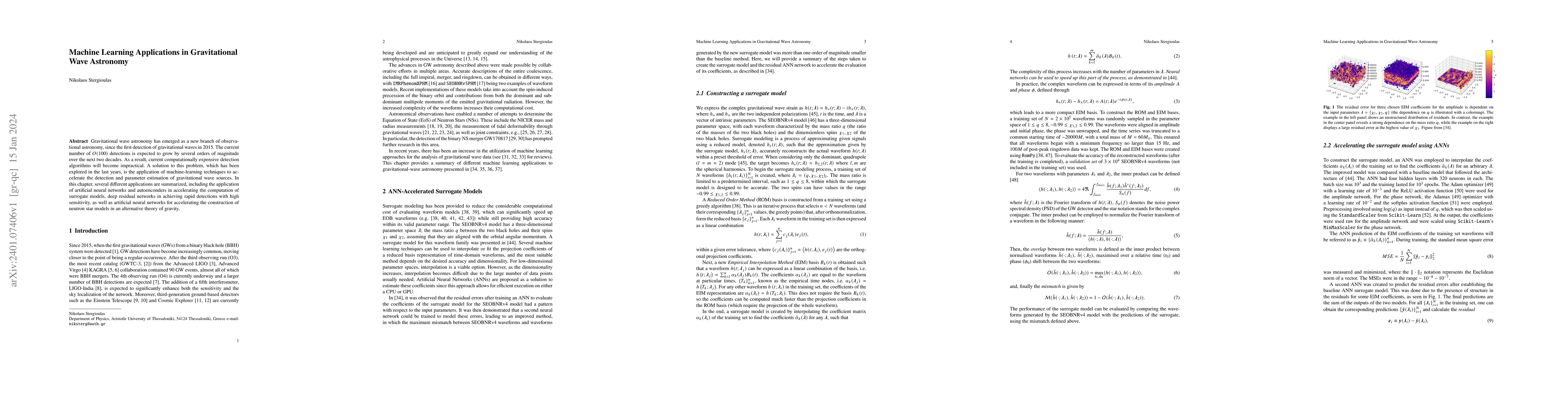 Thumbnail for Machine Learning Applications in Gravitational Wave Astronomy