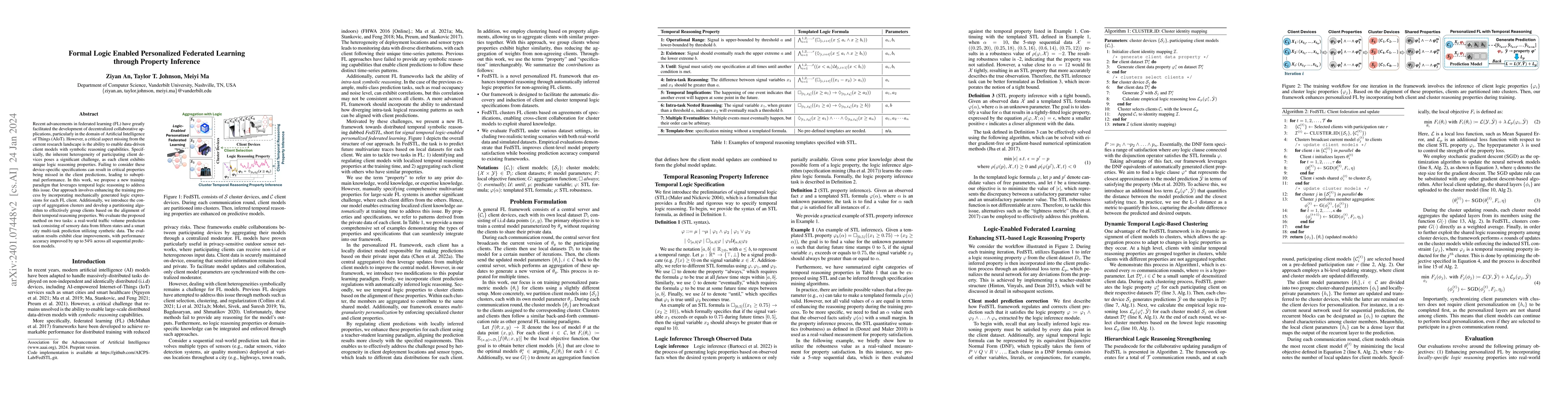 Thumbnail for Formal Logic Enabled Personalized Federated Learning Through Property
  Inference
