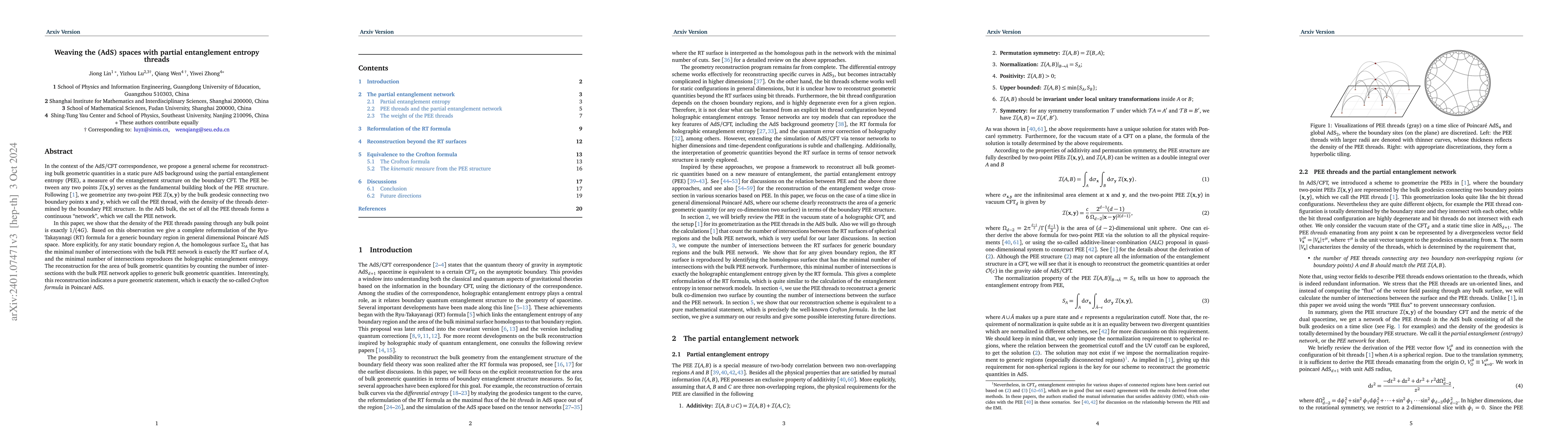Thumbnail for Partial entanglement network and bulk geometry reconstruction in AdS/CFT