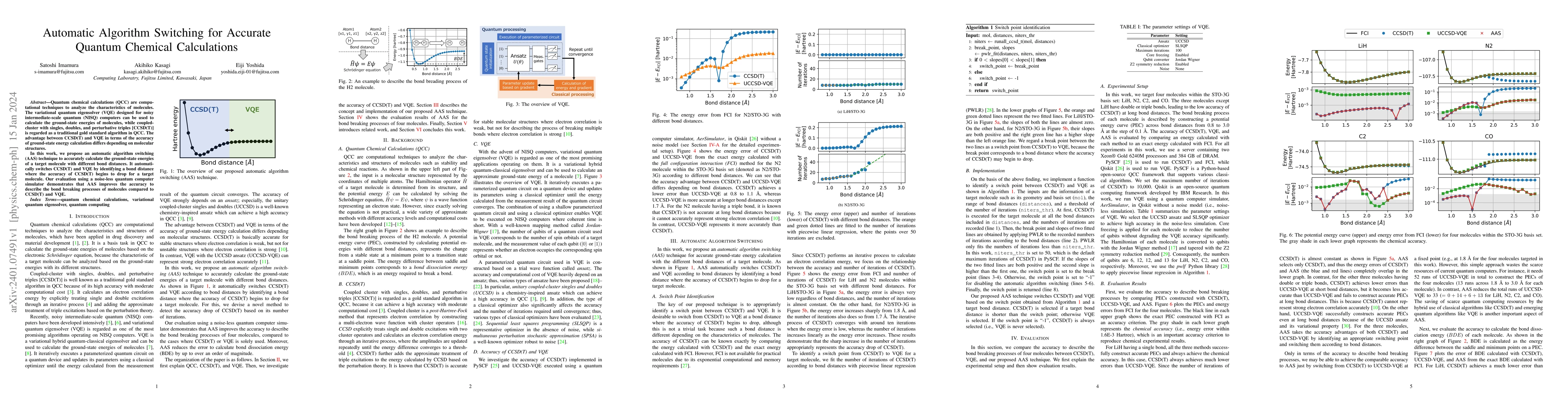 Thumbnail for Automatic Algorithm Switching for Accurate Quantum Chemical Calculations