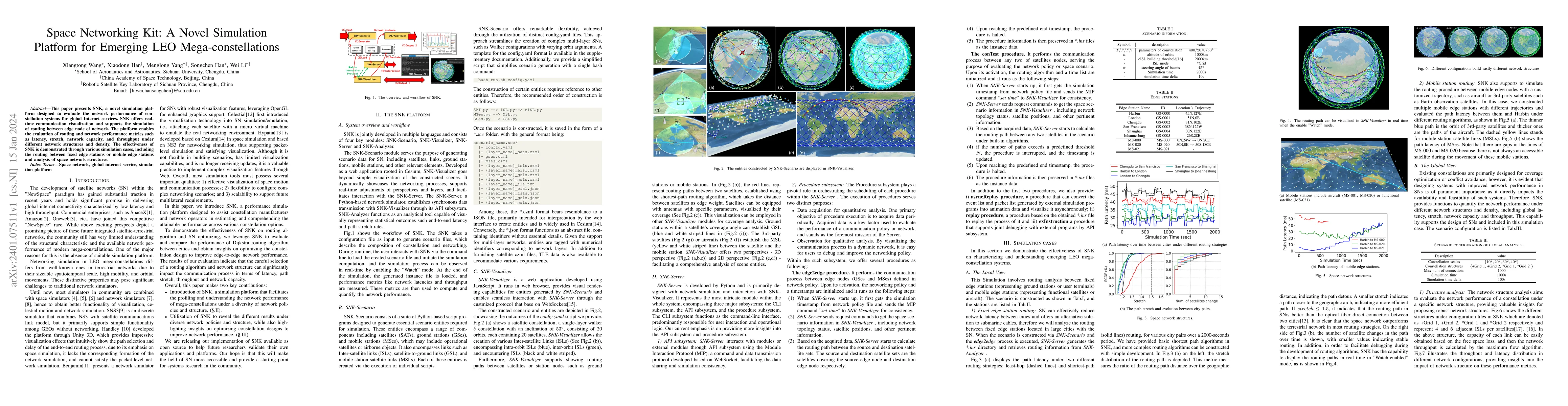 Thumbnail for Space Networking Kit: A Novel Simulation Platform for Emerging LEO
  Mega-constellations