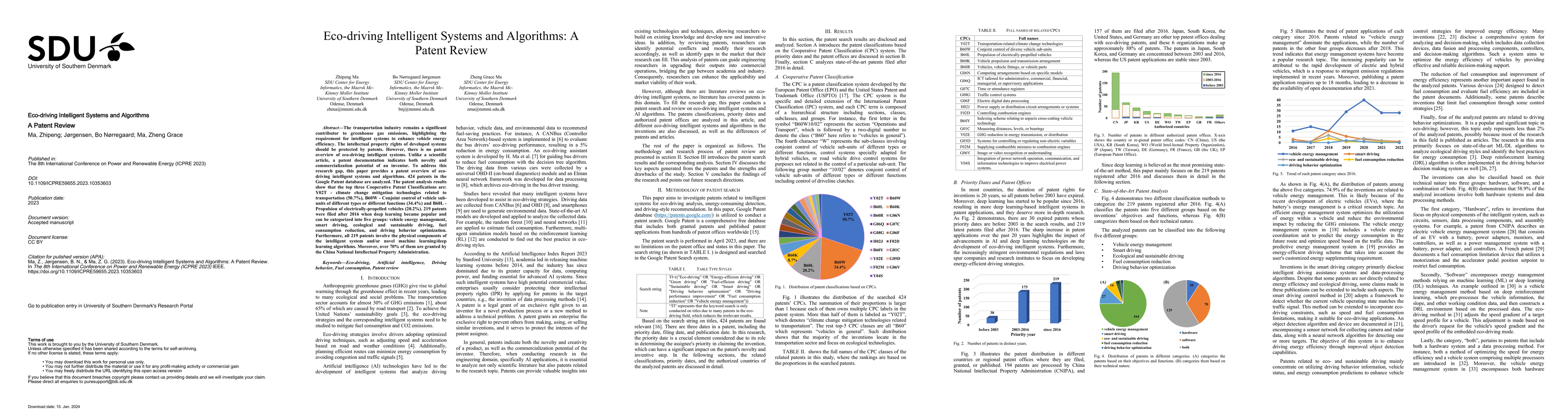Thumbnail for Eco-driving Intelligent Systems and Algorithms: A Patent Review