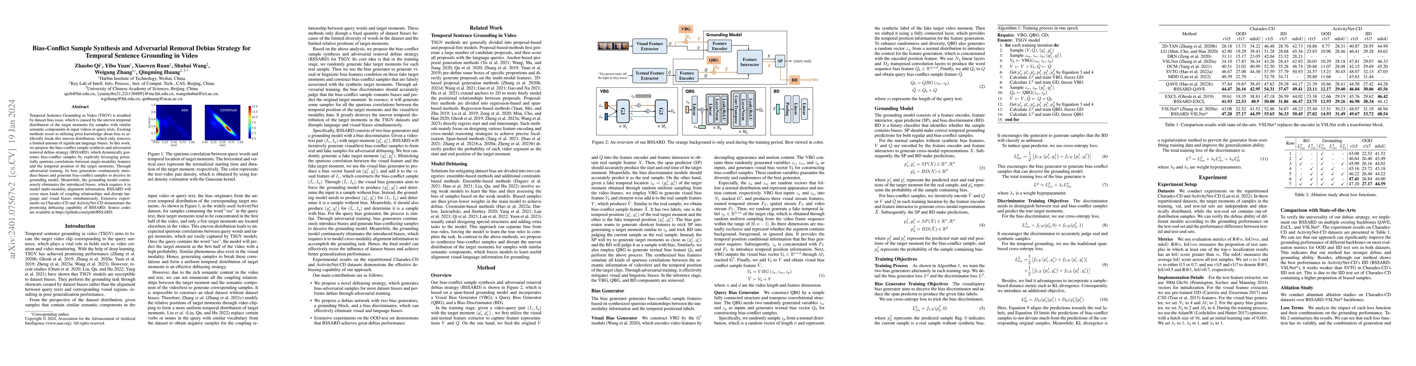 Thumbnail for Bias-Conflict Sample Synthesis and Adversarial Removal Debias Strategy
  for Temporal Sentence Grounding in Video