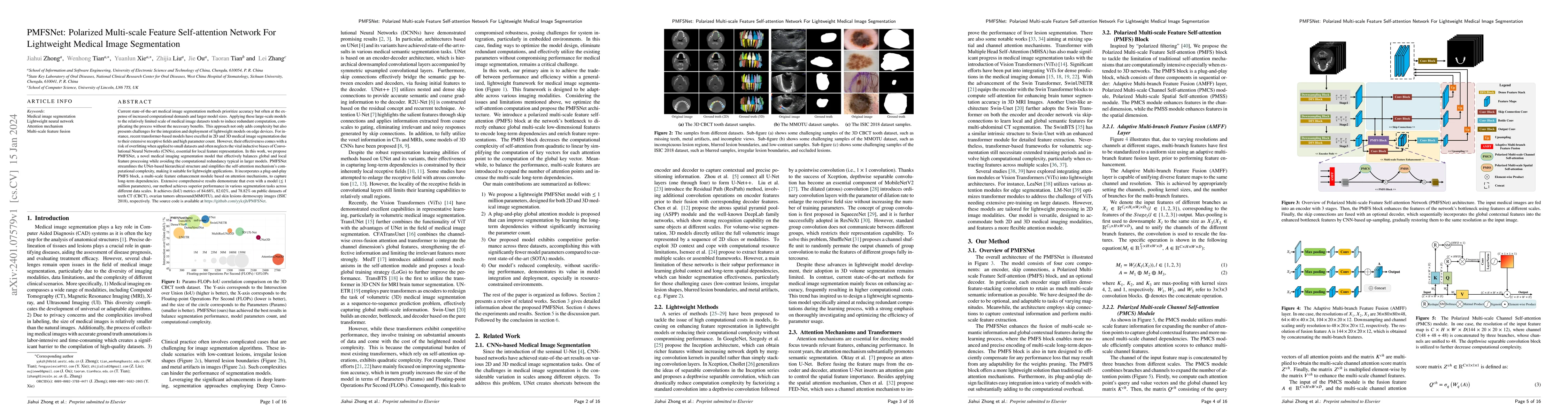 Thumbnail for PMFSNet: Polarized Multi-scale Feature Self-attention Network For
  Lightweight Medical Image Segmentation