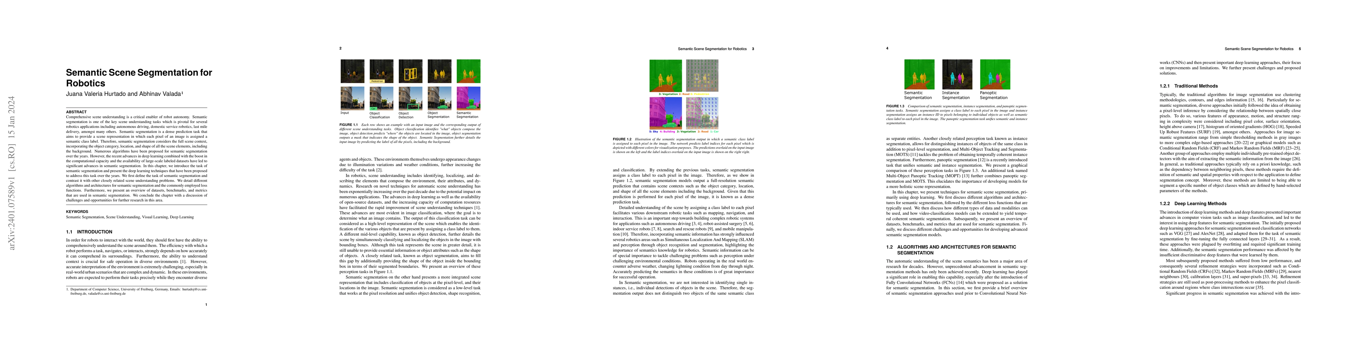 Thumbnail for Semantic Scene Segmentation for Robotics