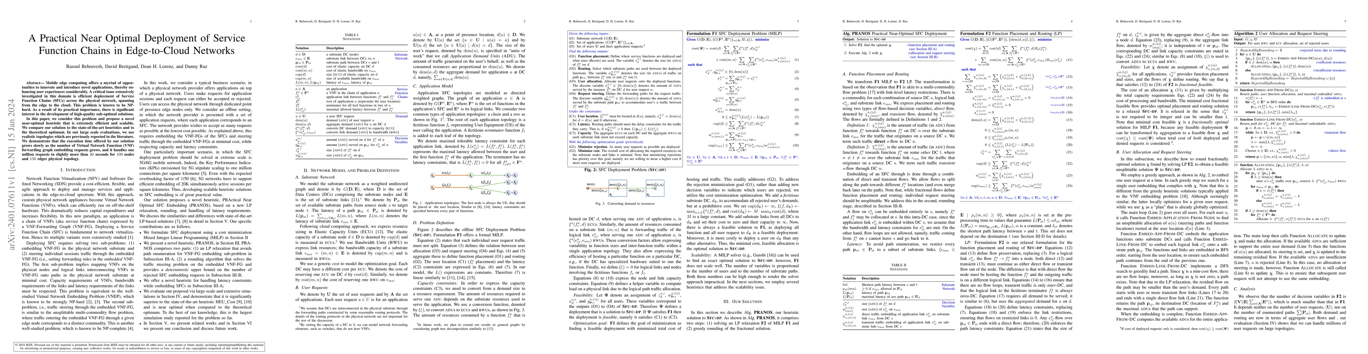 Thumbnail for A Practical Near Optimal Deployment of Service Function Chains in
  Edge-to-Cloud Networks
