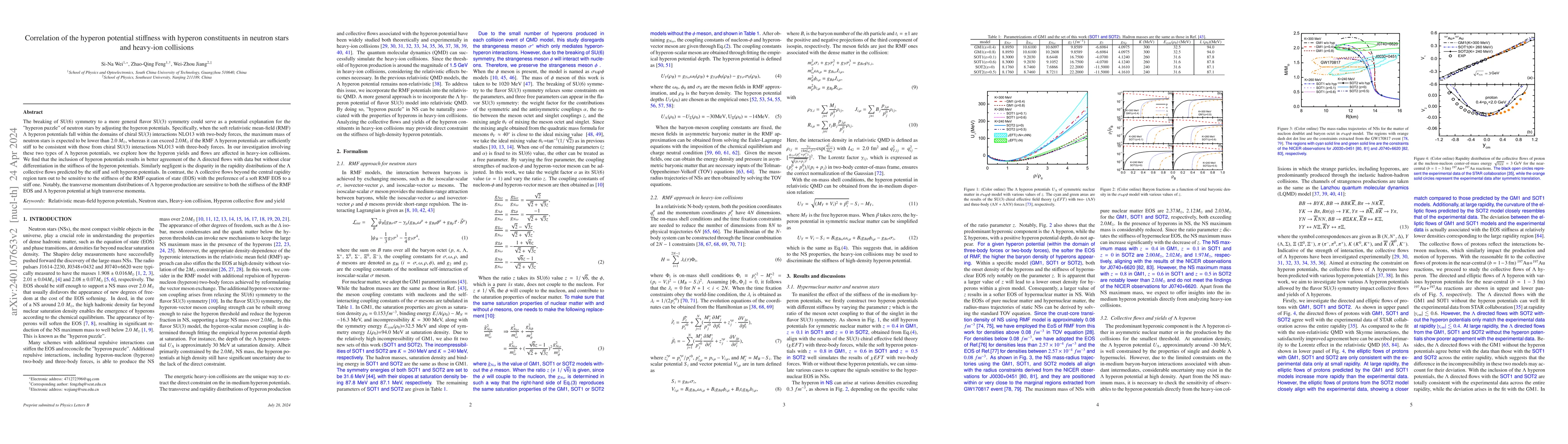 Thumbnail for Correlation of the hyperon potential stiffness with hyperon constituents
  in neutron stars and heavy-ion collisions