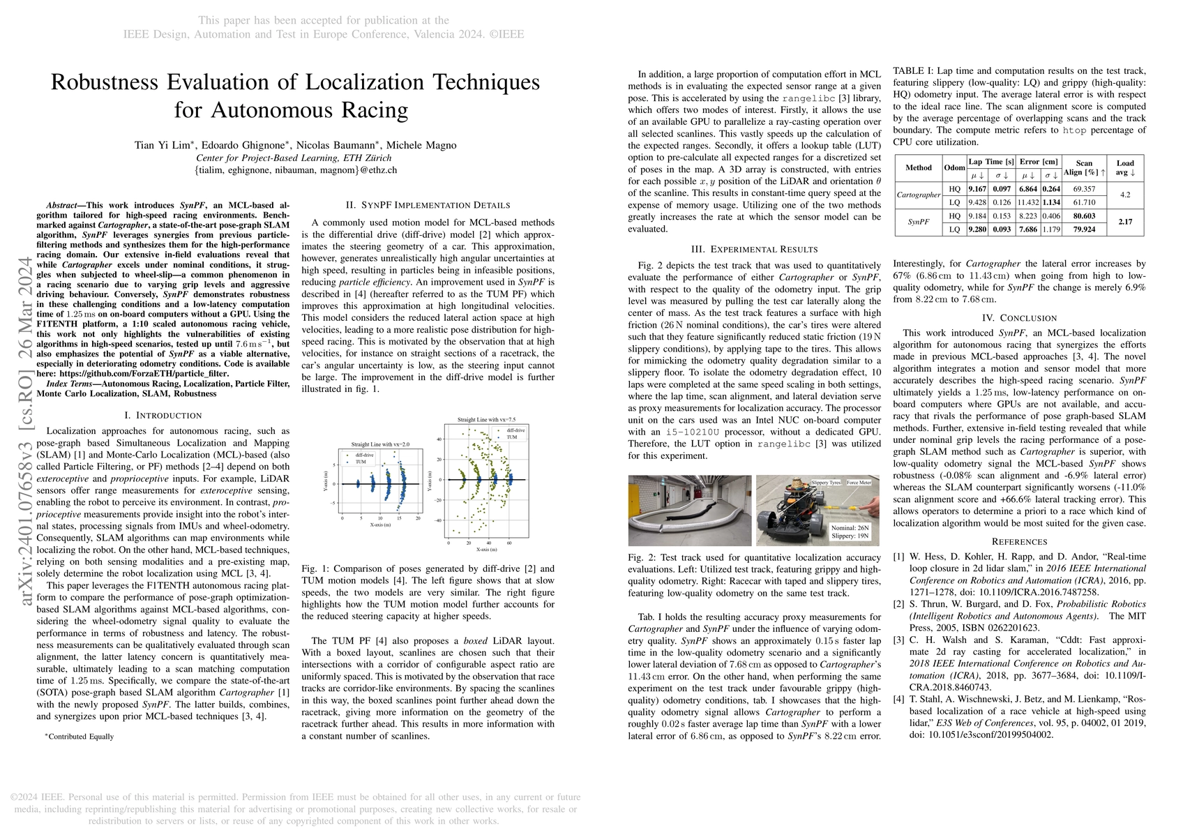 Thumbnail for Robustness Evaluation of Localization Techniques for Autonomous Racing
