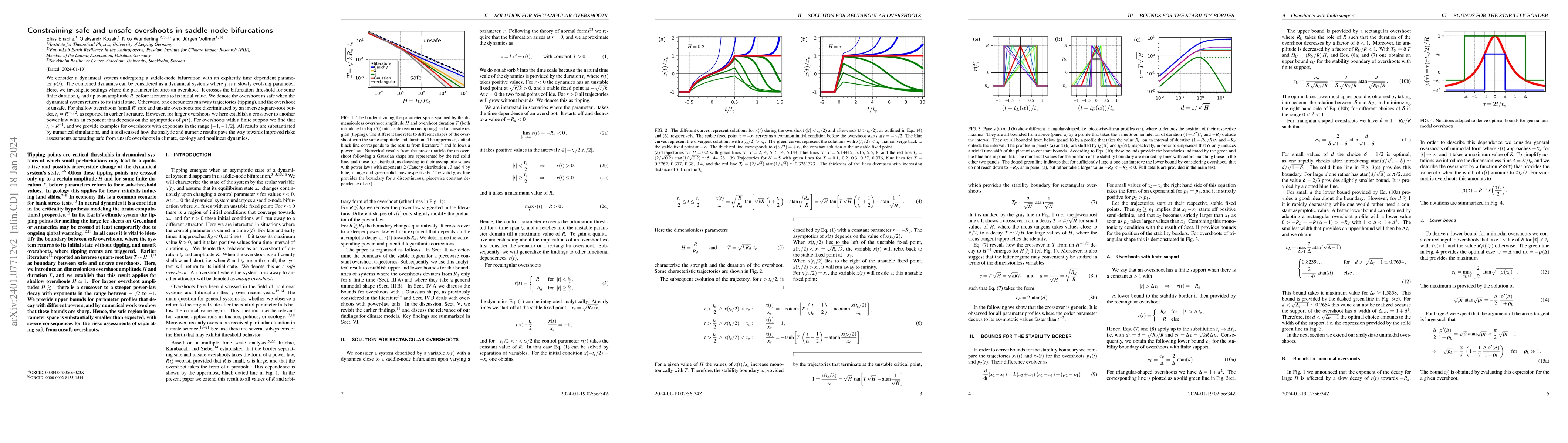Thumbnail for Constraining safe and unsafe overshoots in saddle-node bifurcations