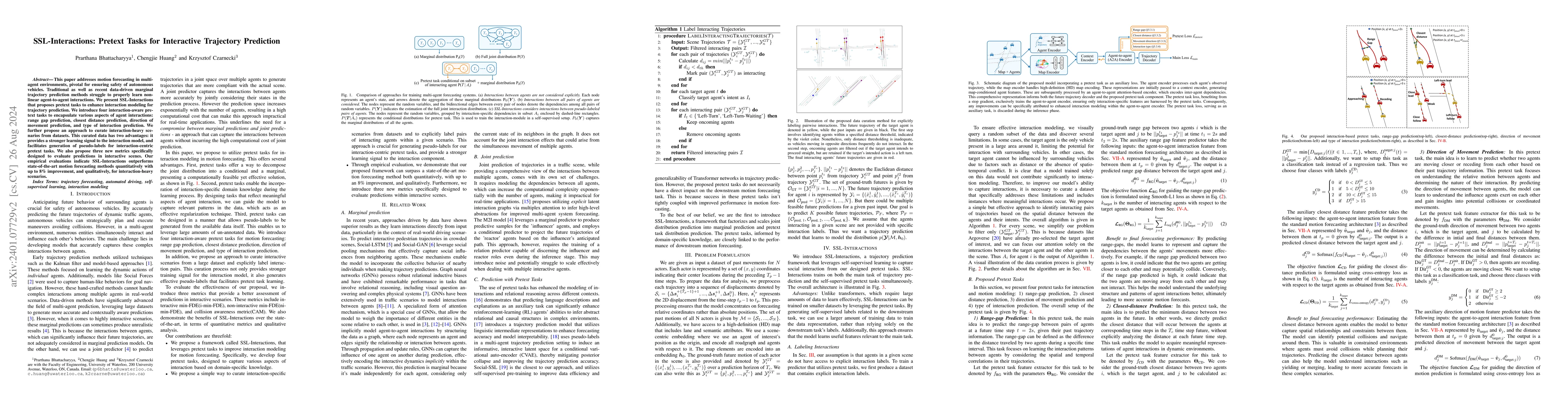 Thumbnail for SSL-Interactions: Pretext Tasks for Interactive Trajectory Prediction