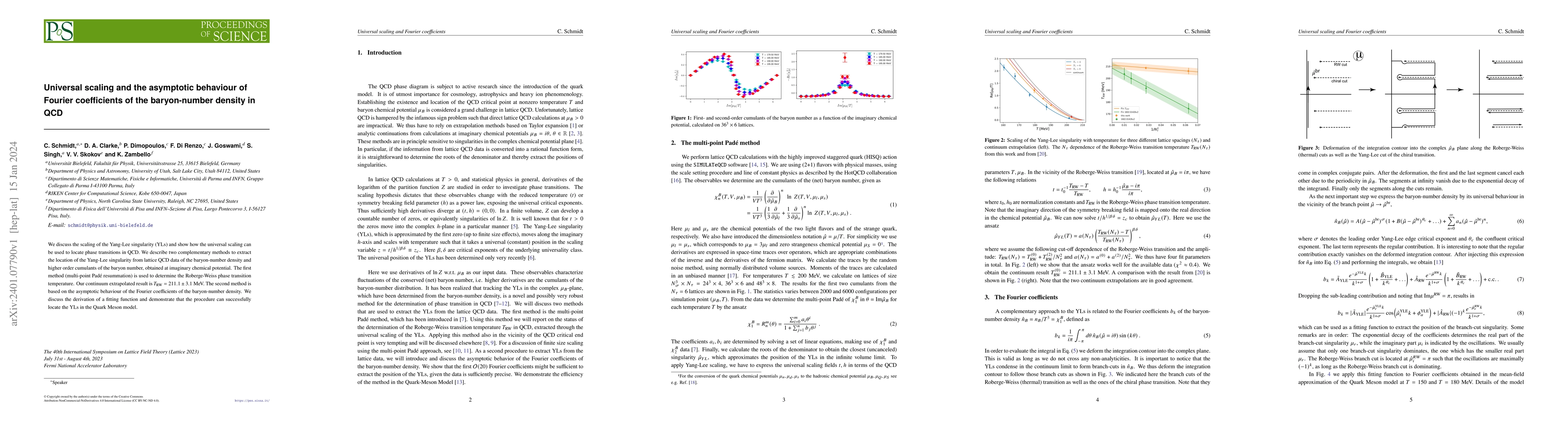 Thumbnail for Universal scaling and the asymptotic behaviour of Fourier coefficients
  of the baryon-number density in QCD
