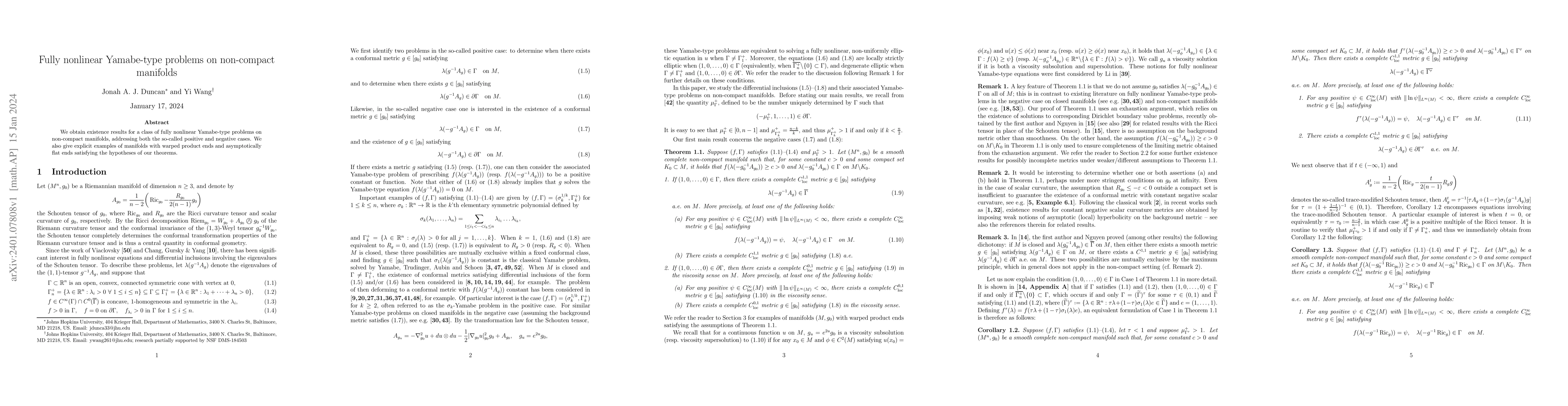 Thumbnail for Fully nonlinear Yamabe-type problems on non-compact manifolds