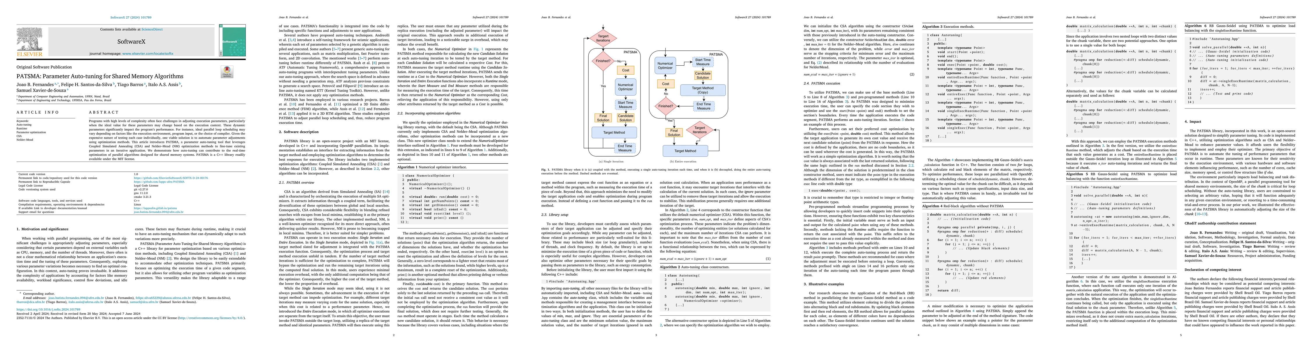 Thumbnail for PATSMA: Parameter Auto-tuning for Shared Memory Algorithms