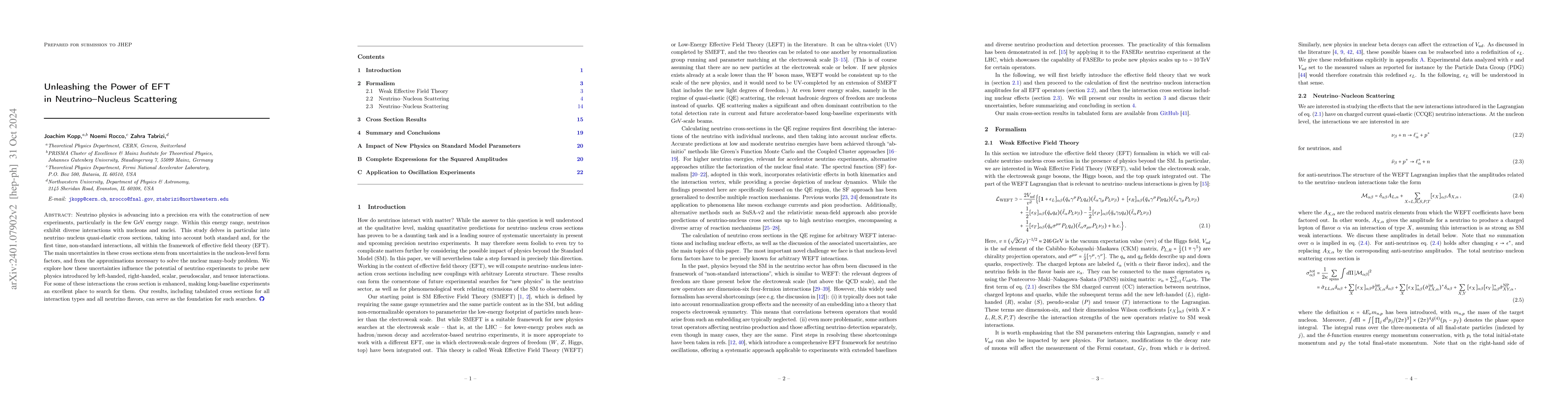 Thumbnail for Unleashing the Power of EFT in Neutrino-Nucleus Scattering