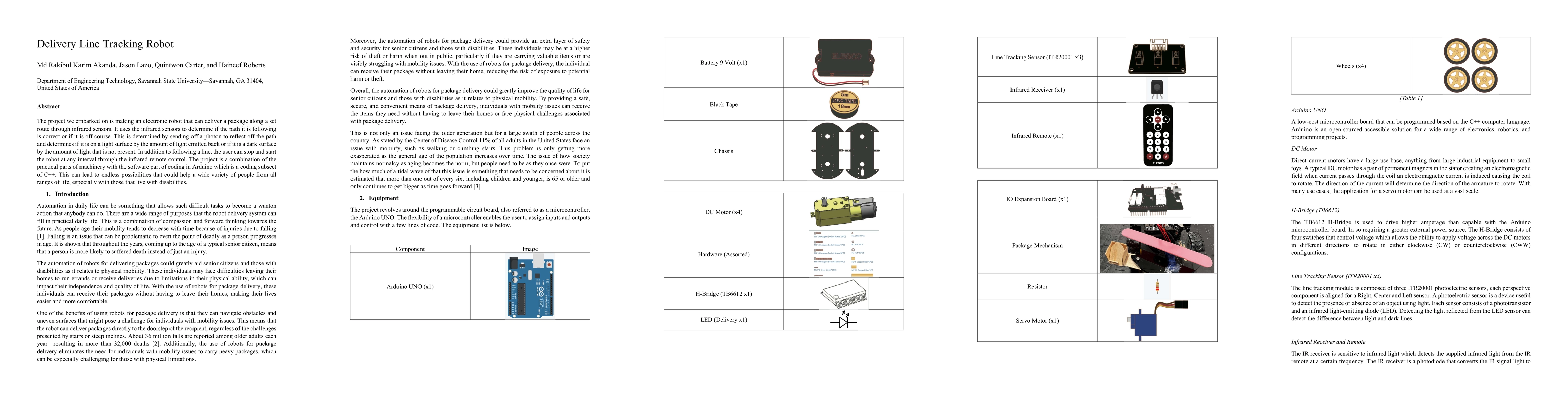 Thumbnail for Delivery Line Tracking Robot