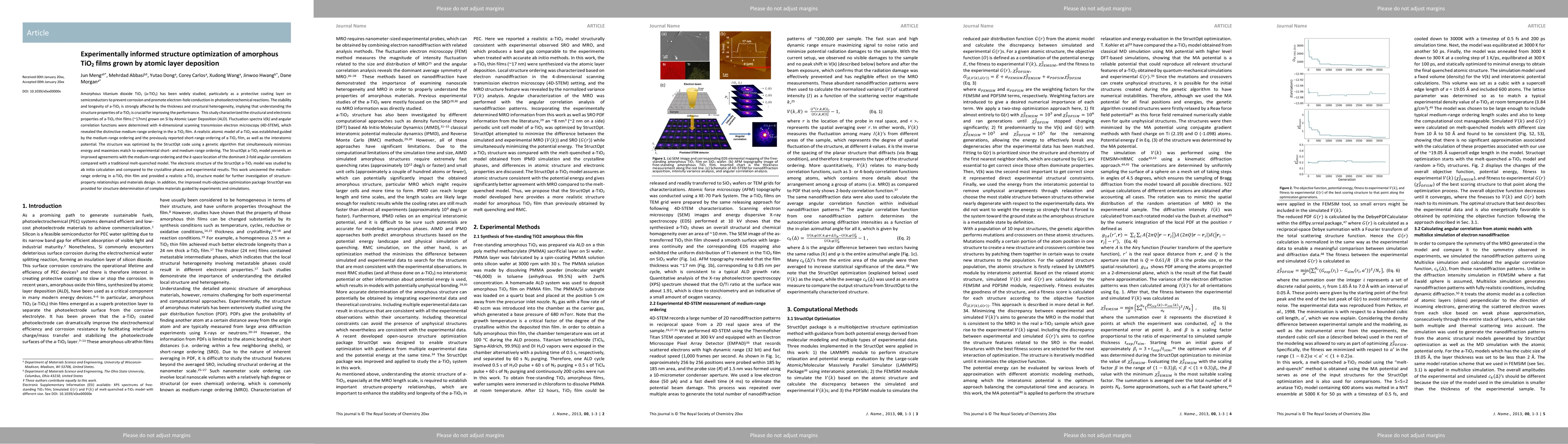 Thumbnail for Experimentally informed structure optimization of amorphous TiO2 films
  grown by atomic layer deposition