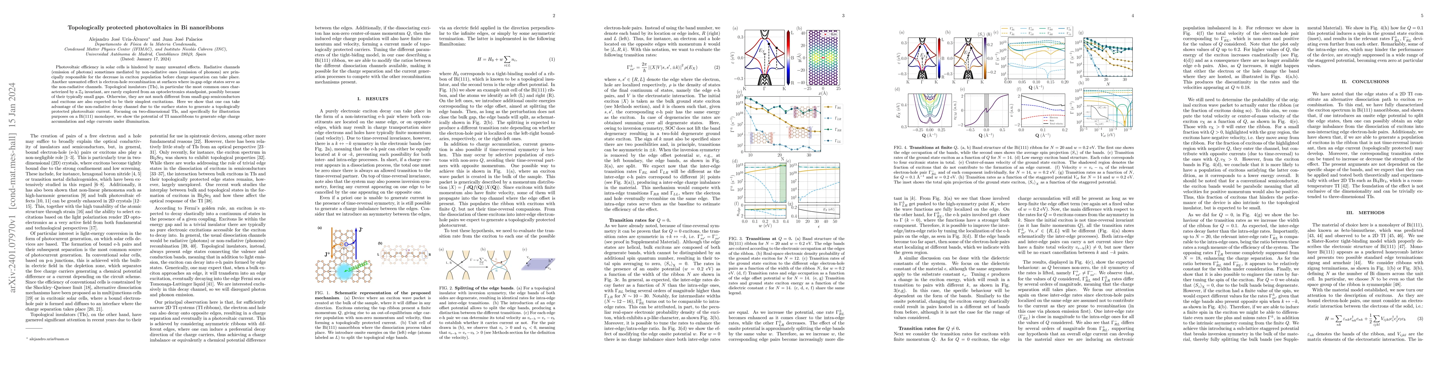 Thumbnail for Topologically protected photovoltaics in Bi nanoribbons