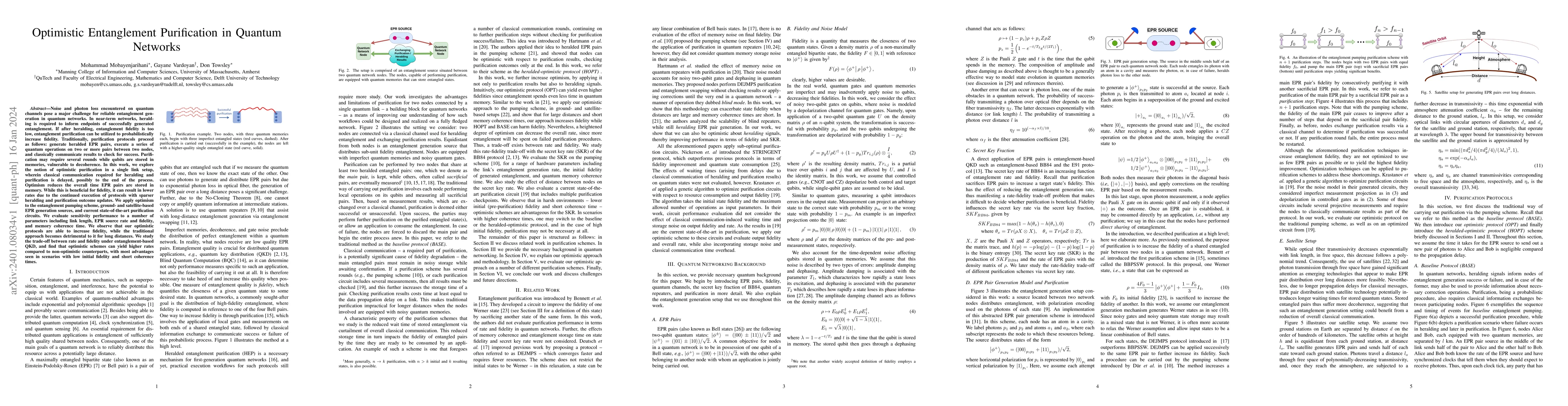 Thumbnail for Optimistic Entanglement Purification in Quantum Networks