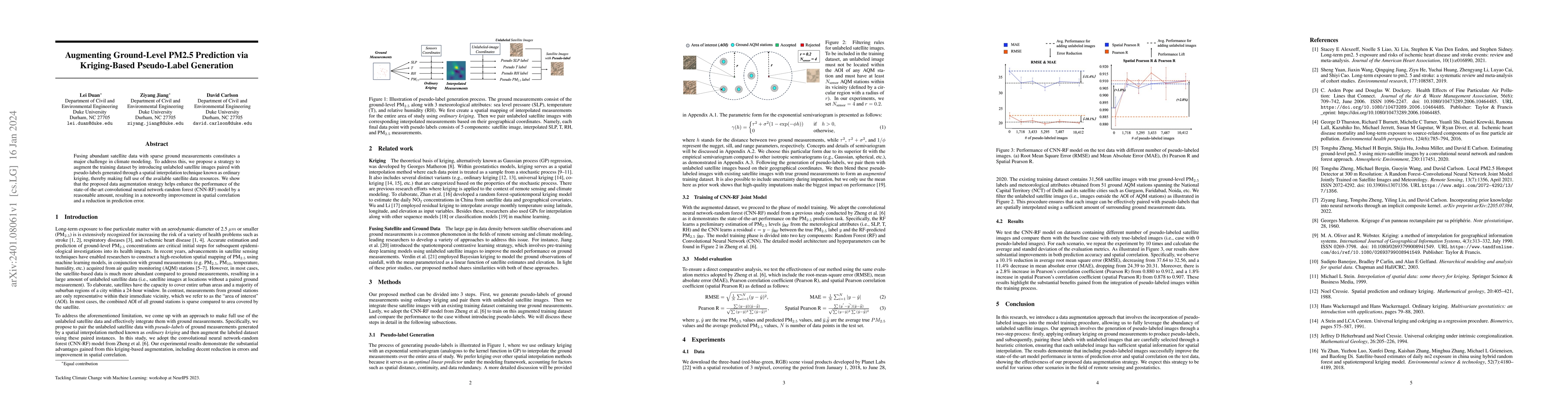 Thumbnail for Augmenting Ground-Level PM2.5 Prediction via Kriging-Based Pseudo-Label
  Generation