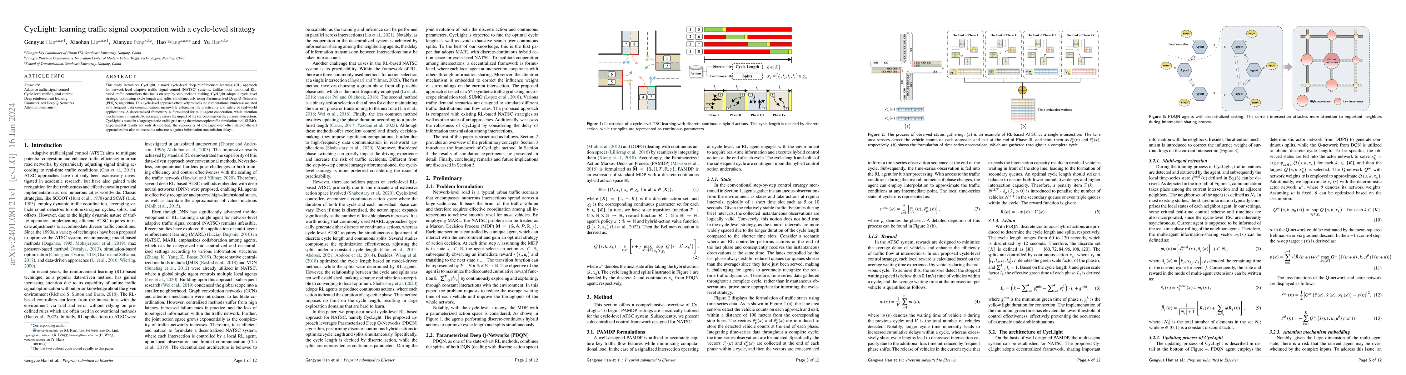 Thumbnail for CycLight: learning traffic signal cooperation with a cycle-level
  strategy